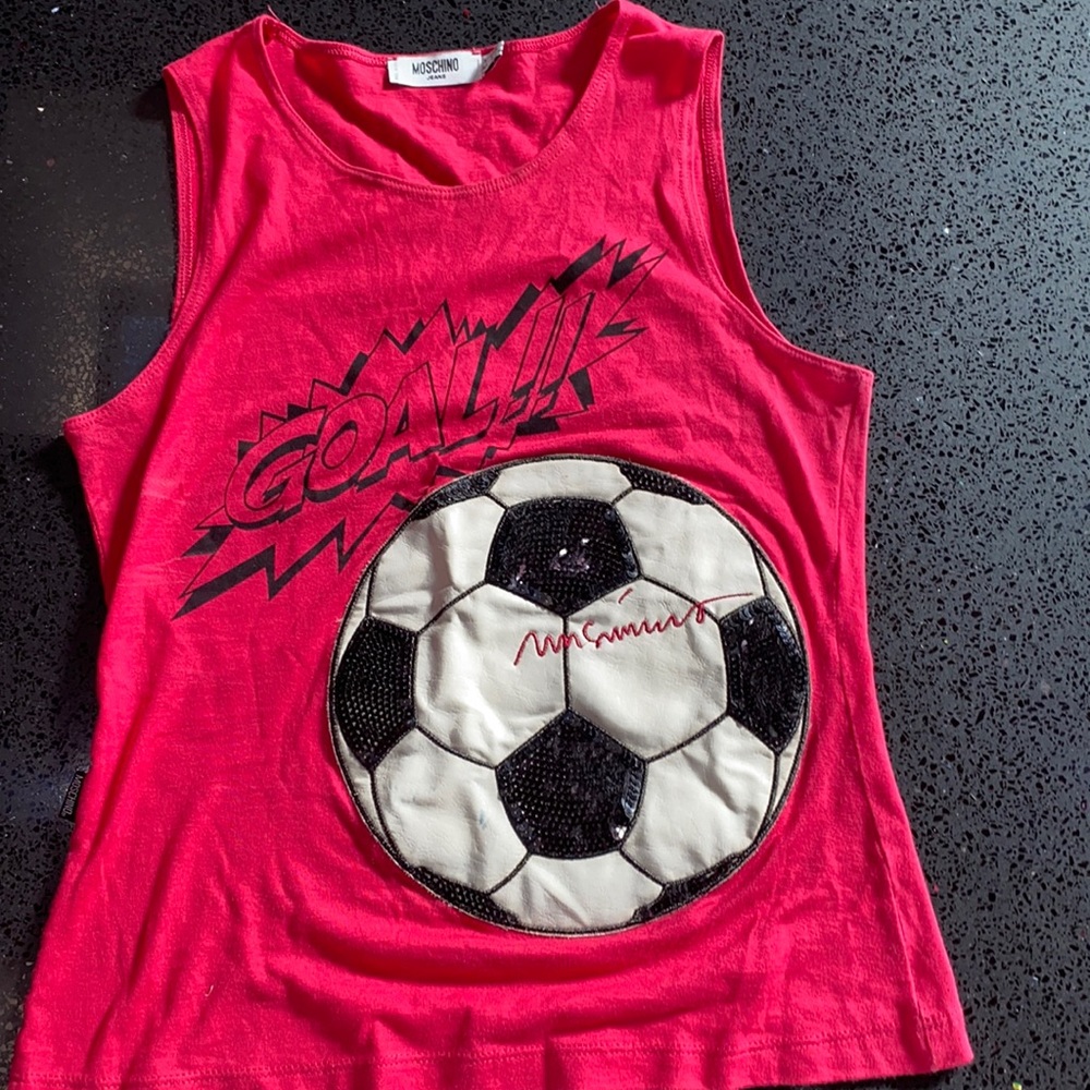 Vintage designers moschino Sleeveless shirt